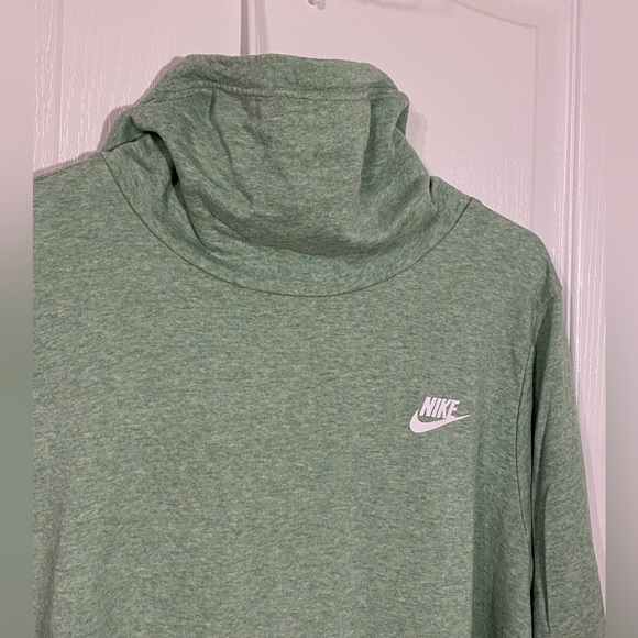 Nike Green Cowl Neck Fleece Hoodie XXL - Picture 3 of 6